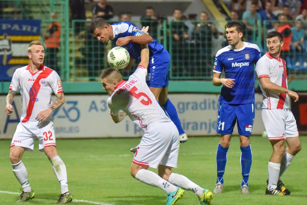 BiH,10.08.2016.Mostar,Stadion Pecara ,Siroki Brijeg,  Prvetvena nogometna utakmica  Siroki - Zrinjski 1-1 Photo:Stojan Lasic