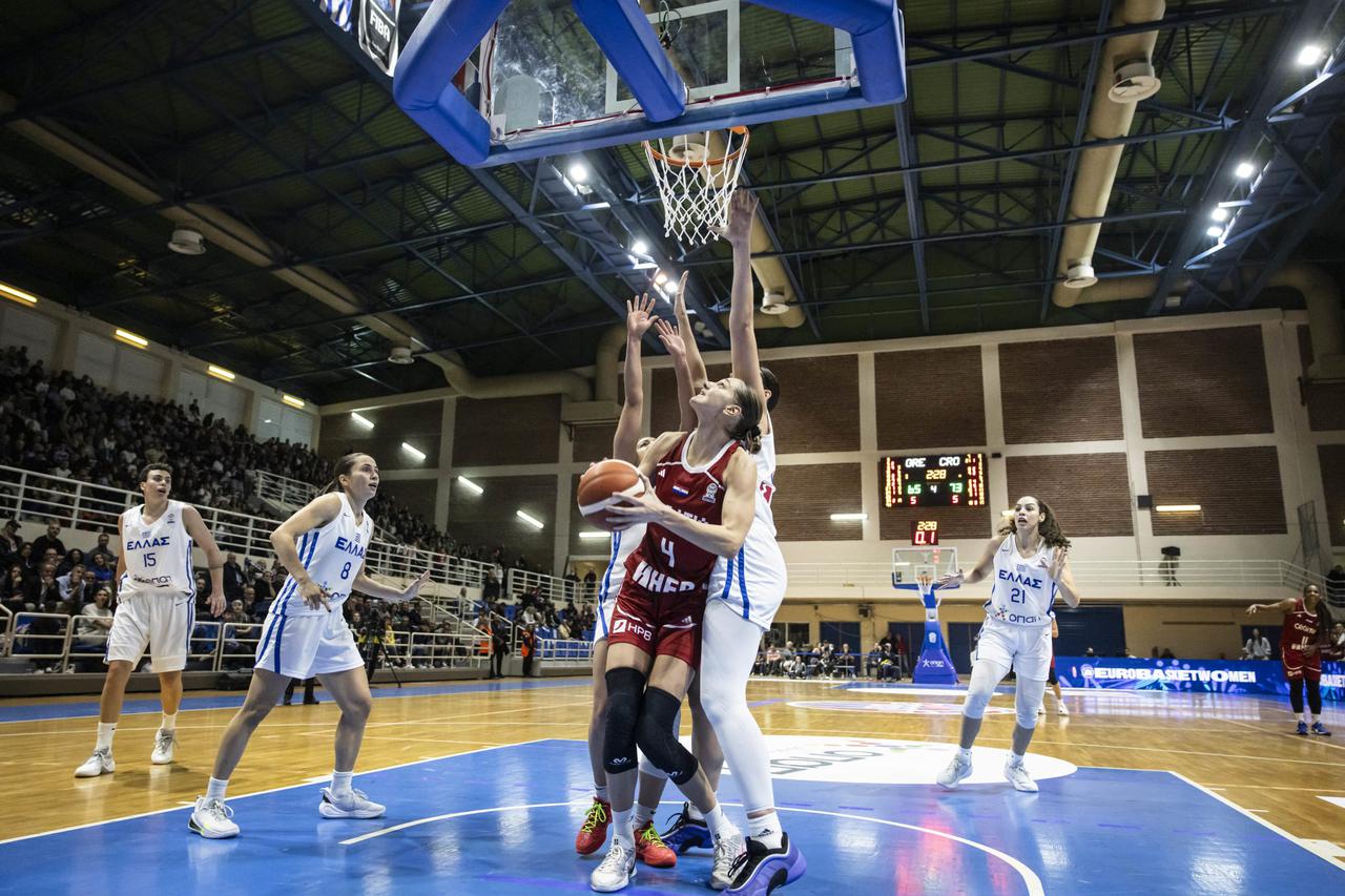 Grčka Hrvatska košarkašice 2025.