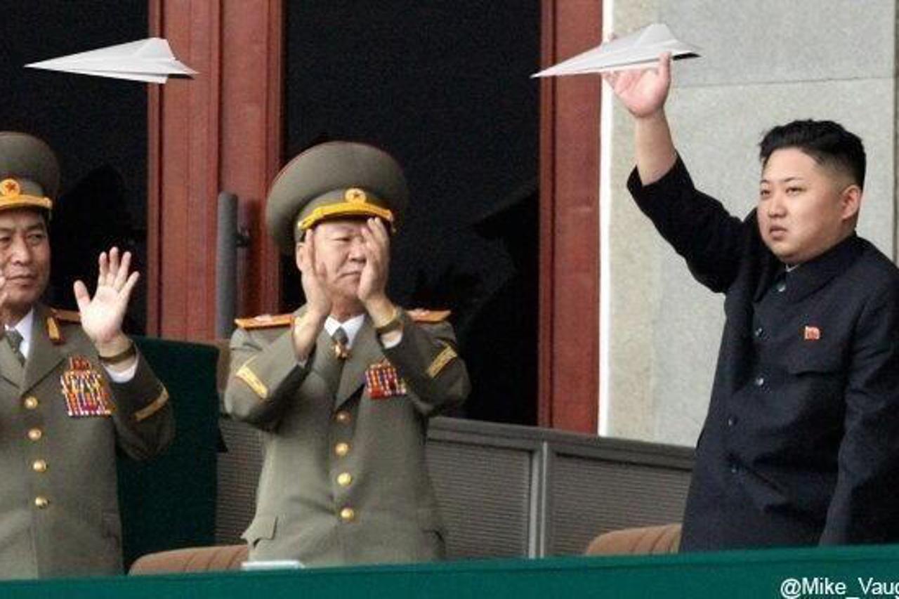 Montaže s Kim Jong Una na društvenim mrežama (1)