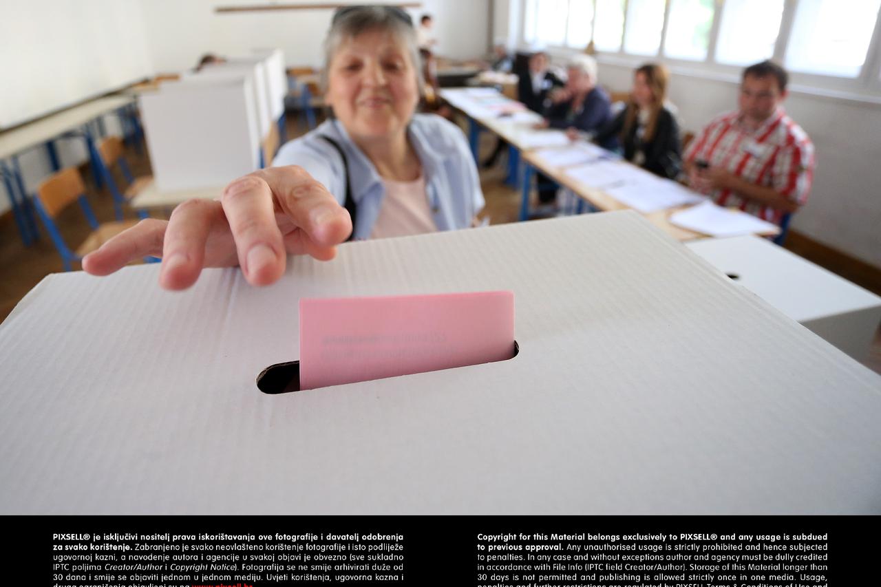 19.05.2013., Zagreb - Gradjani biraju lokalne duznosnike za iduce cetiri godine.  Photo: Slavko Midzor/PIXSELL