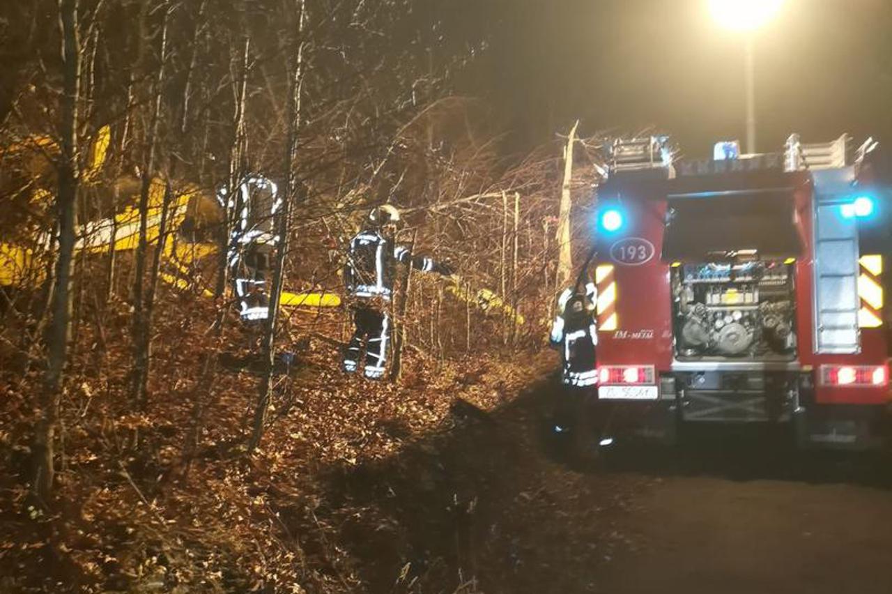 pad zrakoplova kod Senja