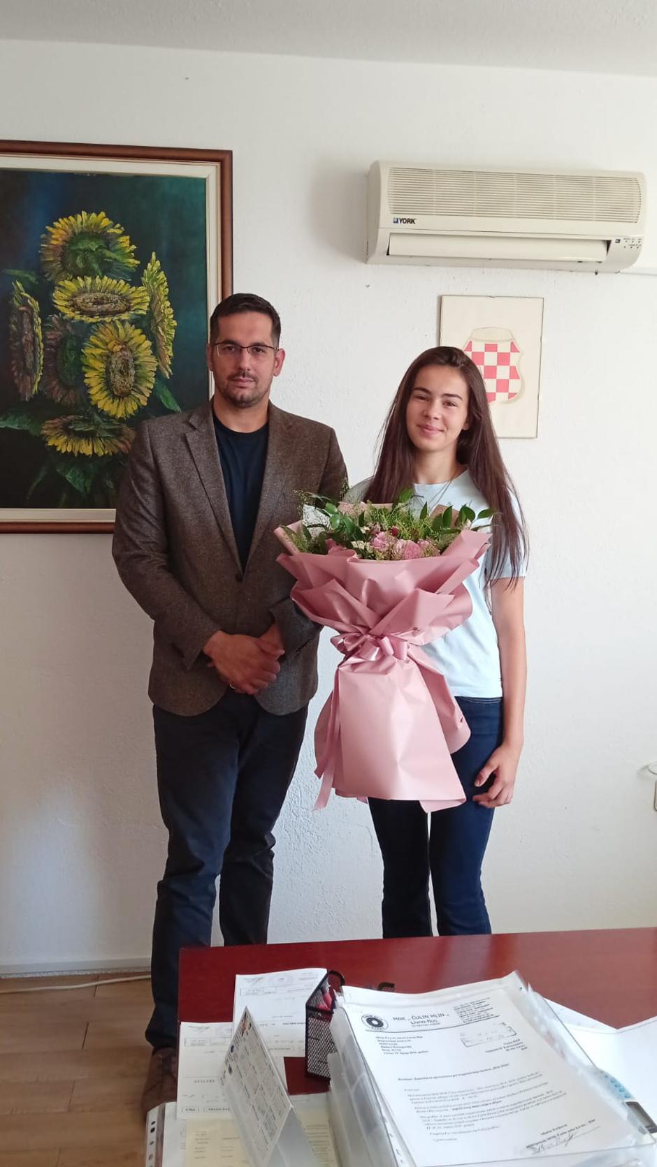 Ivona Mamić kod ministra Ante Tadića