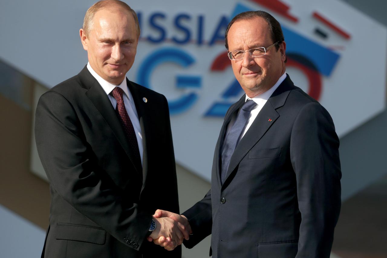 Putin Hollande