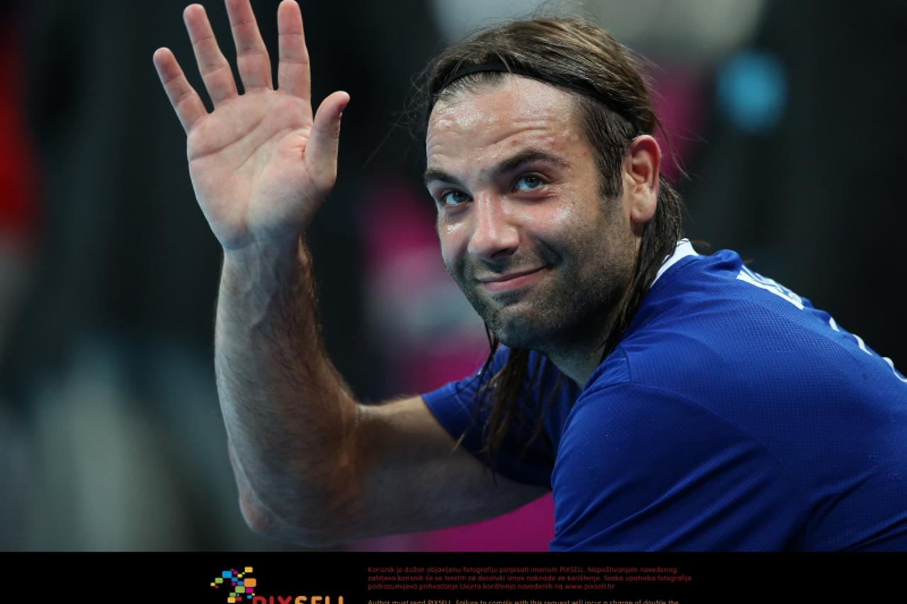 '08.08.2012., Engleska, London - Ljetne Olimpijske igre London 2012. Rukomet, muskarci. Hrvatska - Tunis. Ivano Balic. Photo: Sanjin Strukic/PIXSELL'
