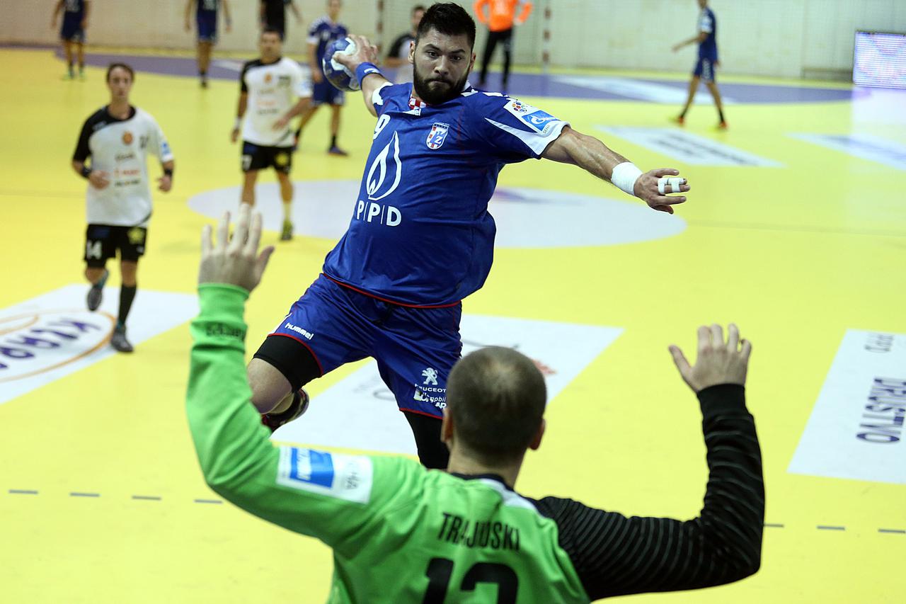 19.09.2015., Kutija sibica, Zagreb - SEHA liga, PPD Zagreb - Strumica. Tin Kontrec.  Photo: Goran Stanzl/PIXSELL