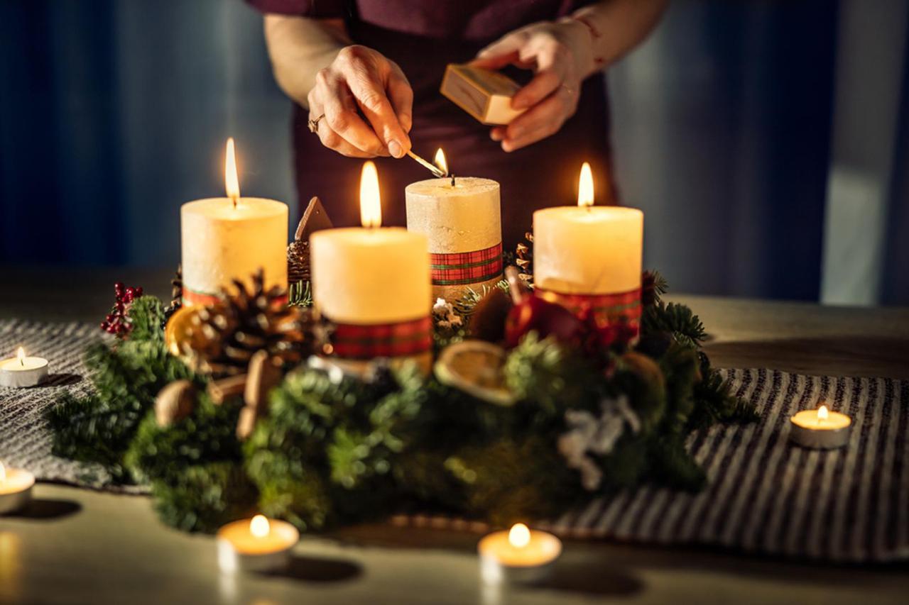 advent, božić, adventske svijeće