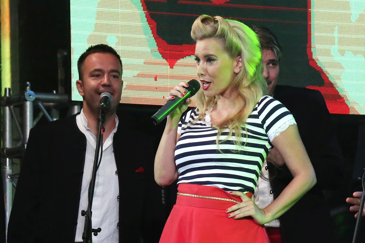 12.06.2015.Vodice - CMC festival Vodice 2015.Gala koncert festivala CMC Vodice 2015. Nives Celzijus. Photo: Dusko Jaramaz/PIXSELL