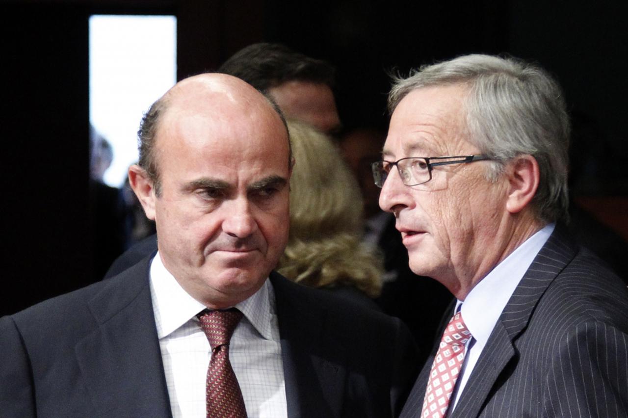 Luis de Guindos, jean.claude juncker