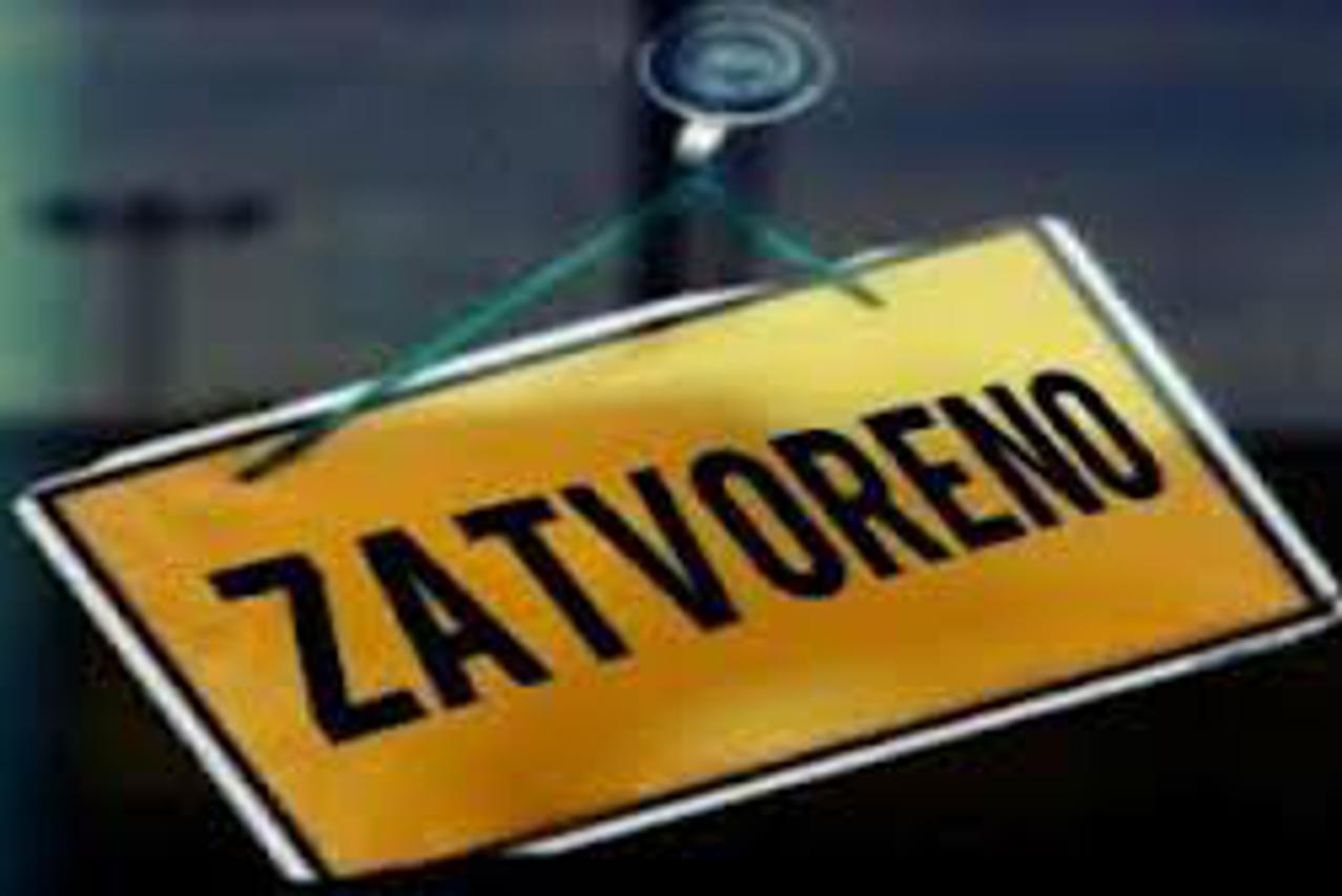 zatvoreno, neradni dan