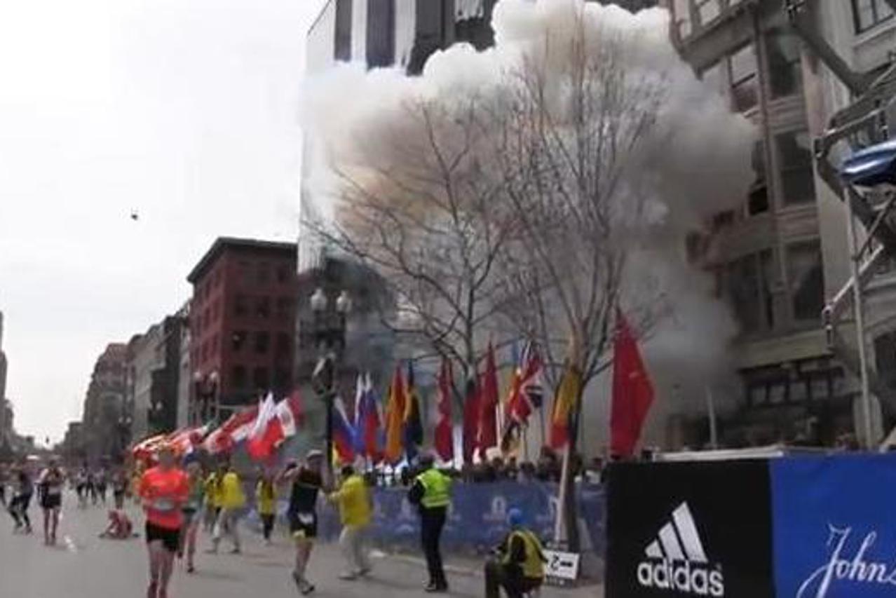 Bostonski maraton, Boston, eksplozija