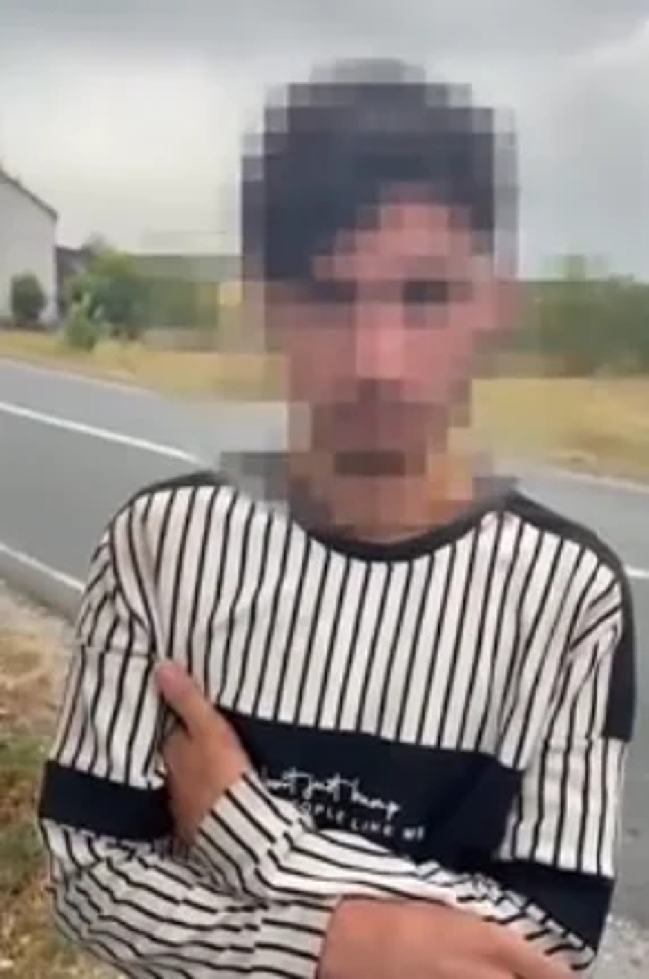Jedan od otetih stranih državljana (Snimka zaslona: Telegraf.rs)