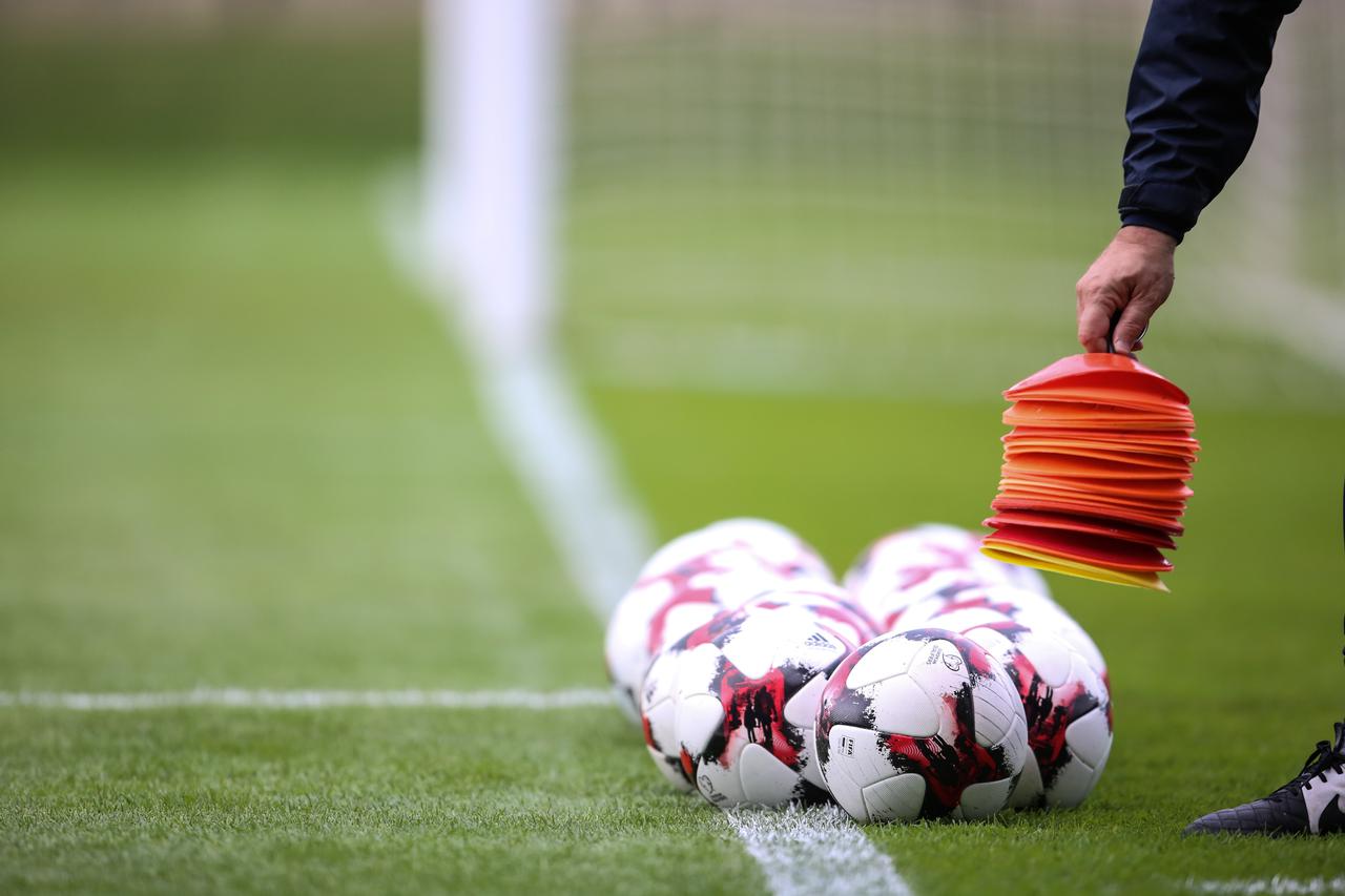 04.10.2016., Zagreb - Trening hrvatske nogometne reprezentacija na pomocnom igralistu Hitrec Kacian uoci utakmice sa Kosovom. Photo:Igor Soban/PIXSELL