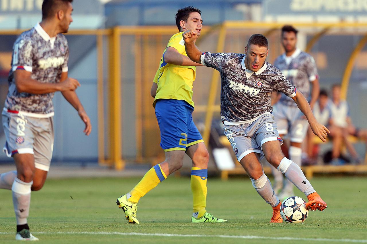 30.08.2015., SRC Zapresic, Zapresic - MAXtv 1. HNL, 08. kolo, NK Inter Zapresic - HNK Hajduk. Nikola Vlasic.  Photo: Goran Stanzl/PIXSELL