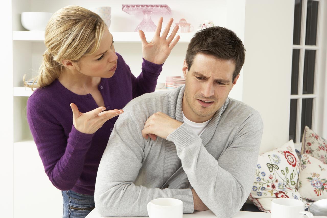 Couple Having Argument At Home
