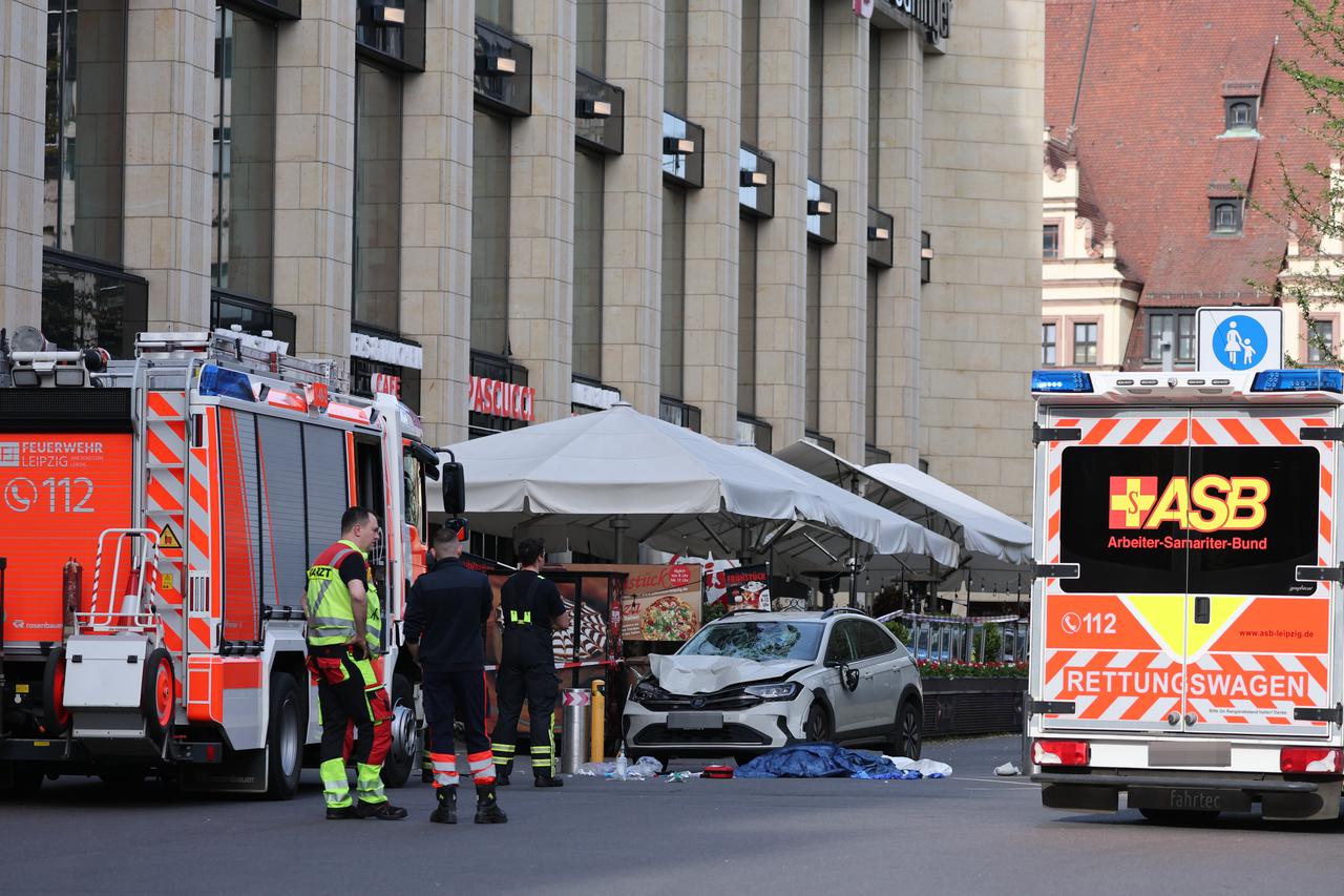 napad na ljude u Leipzigu