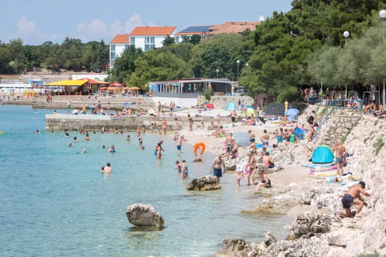 Plaža u Novom Vinodolskom