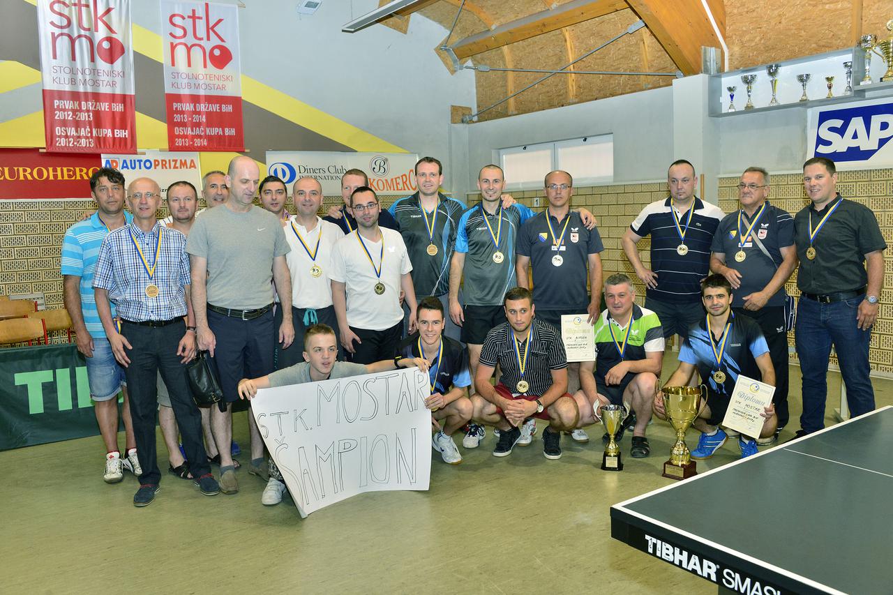 BiH; 07.06.15. Mostar;Stonoteniska dvorana  Finalni mec u stolnom tenisu za prvaka BiH Snimio:Stole Lasic