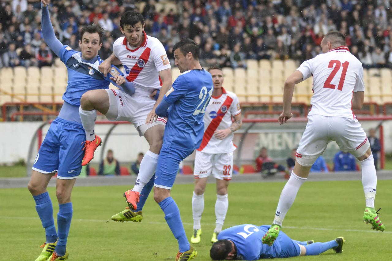 BiH,23.04.2016.Mostar Stadion Bijeli brijeg,  Prvetvena nogometna utakmica   Zrinjski - Vitez Photo:Stojan Lasic