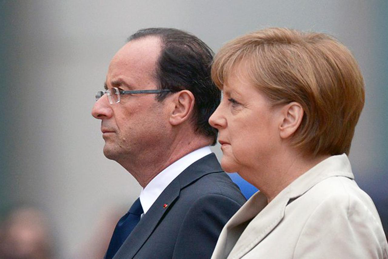 Hollande i merkel