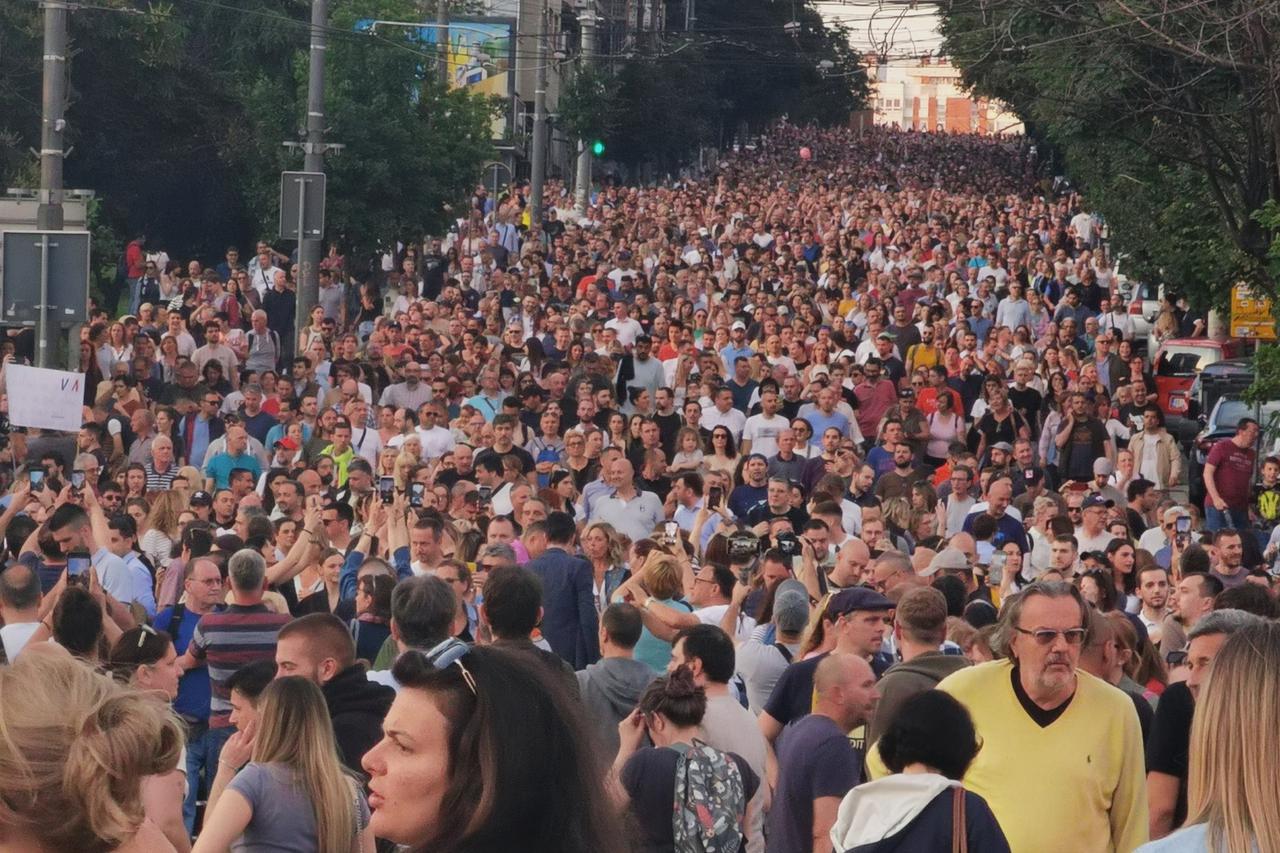 prosvjedi u Beogradu