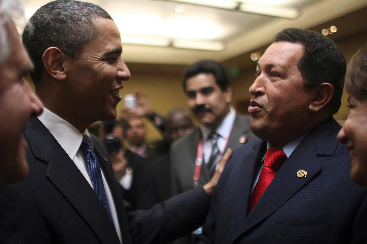 barack obama,hugo chavez