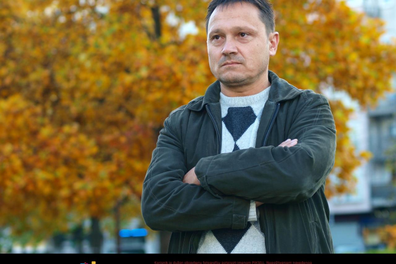 '29.10.2010., Zagreb - Branko Borkovic, poznatiji kao Mladi Jastreb.  Photo Tomislav Miletic/PIXSELL'