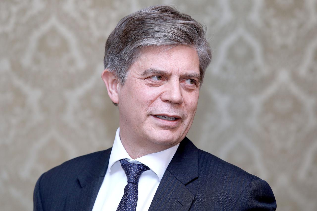 20.02.2017., Zagreb - Predsjednik Vlade Republike Hrvatske Andrej Plenkovic sastao  se u Banskim dvorima s sefom Delegacije Europske unije i posebnim predstavnikom Europske unije u Bosni i Hercegovini Larsom-Gunnarom Wigemarkom.  Photo: Patrik Macek/PIXSE