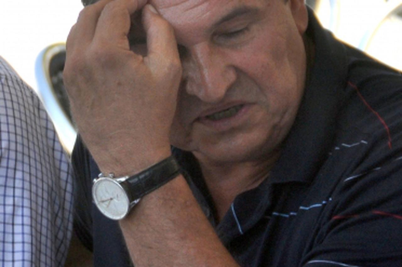 '21.08.2011.,Rovinj - Clanovi Kukuriku koalicije Ivan Jakovcic,Zoran Milanovic,radimir Cacic i Silvano Hrelja sastali se u Rovinju na radnom sastanku'