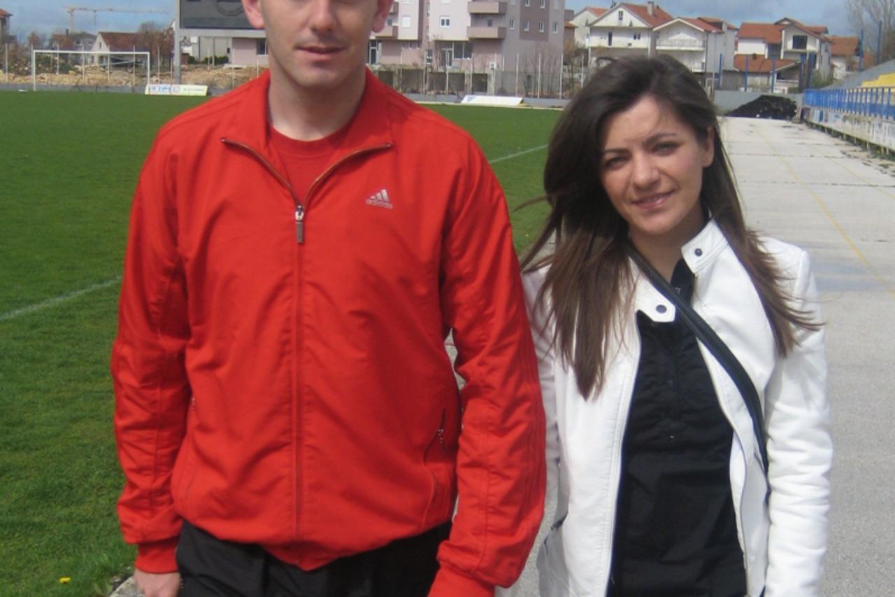 Petar Bešlić s djevojkom u Posušju