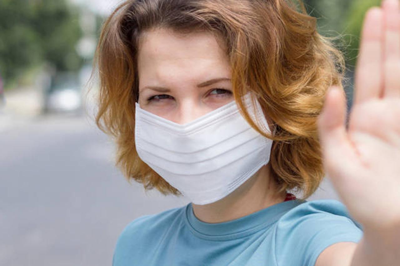 koronavirus, maska