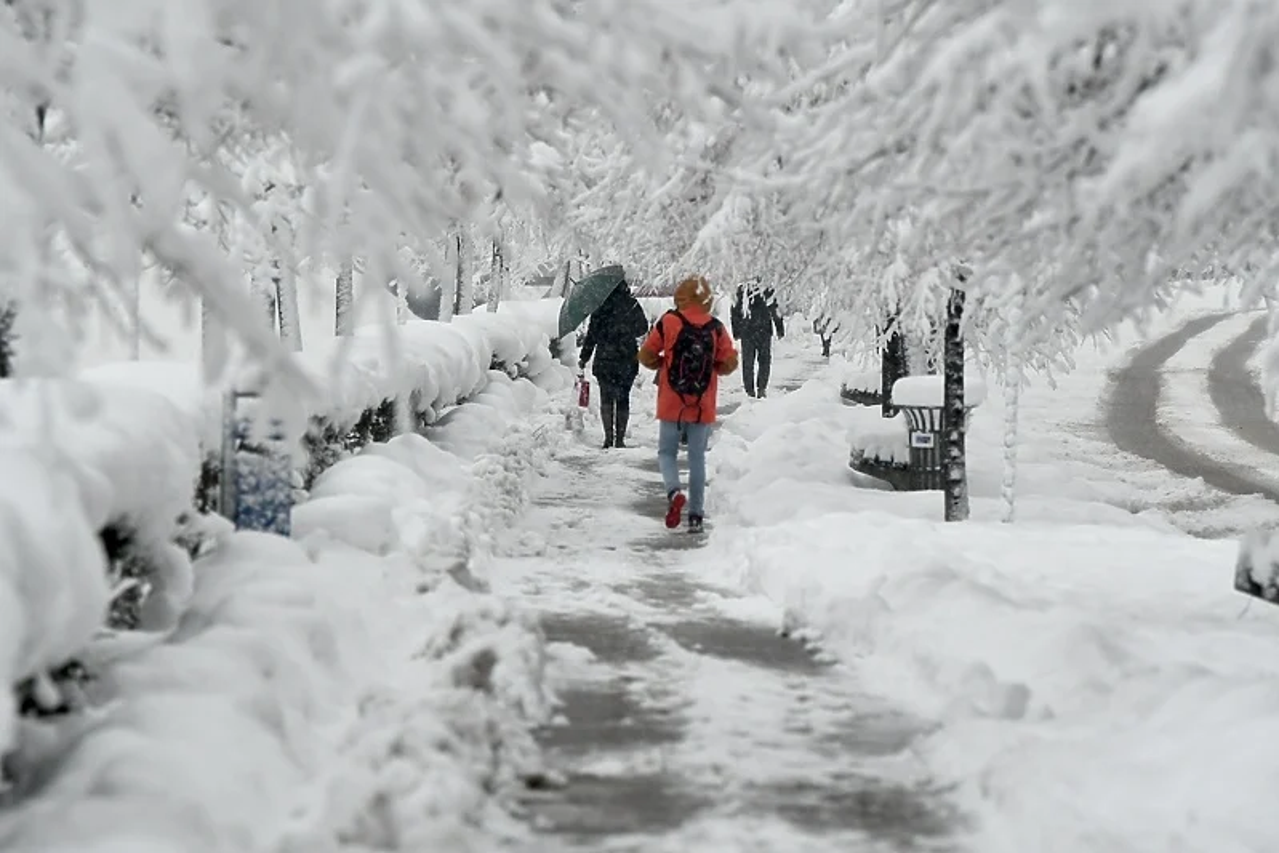 snijeg u Sarajevu