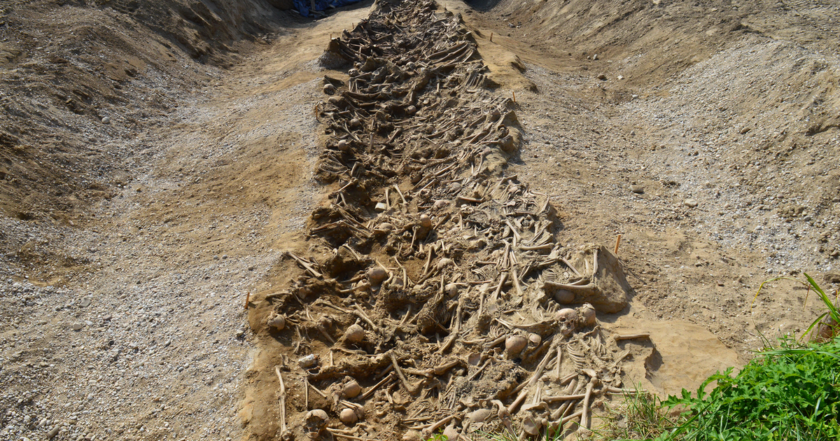 Tajna stravičnih prizora pokolja poslijeratne ‘industrije smrti’: Mumificirani ostatci trupala u šest su slojeva složeni jedan na drugi Tajna stravičnih prizora pokolja poslijeratne ‘industrije smrti’: Mumificirani ostatci trupala u šest su slojeva složeni jedan na drugi