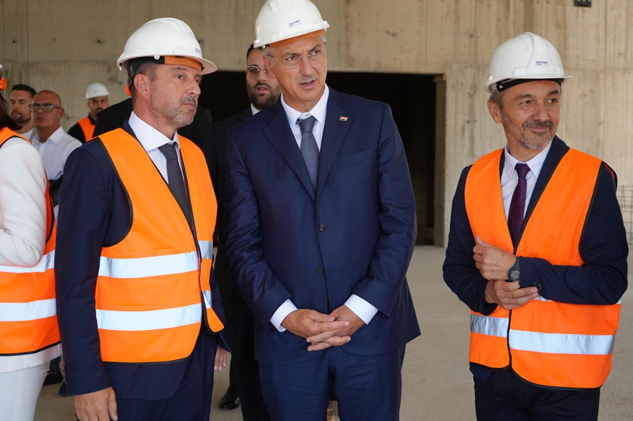 Plenković obilazak gradilišta HNK