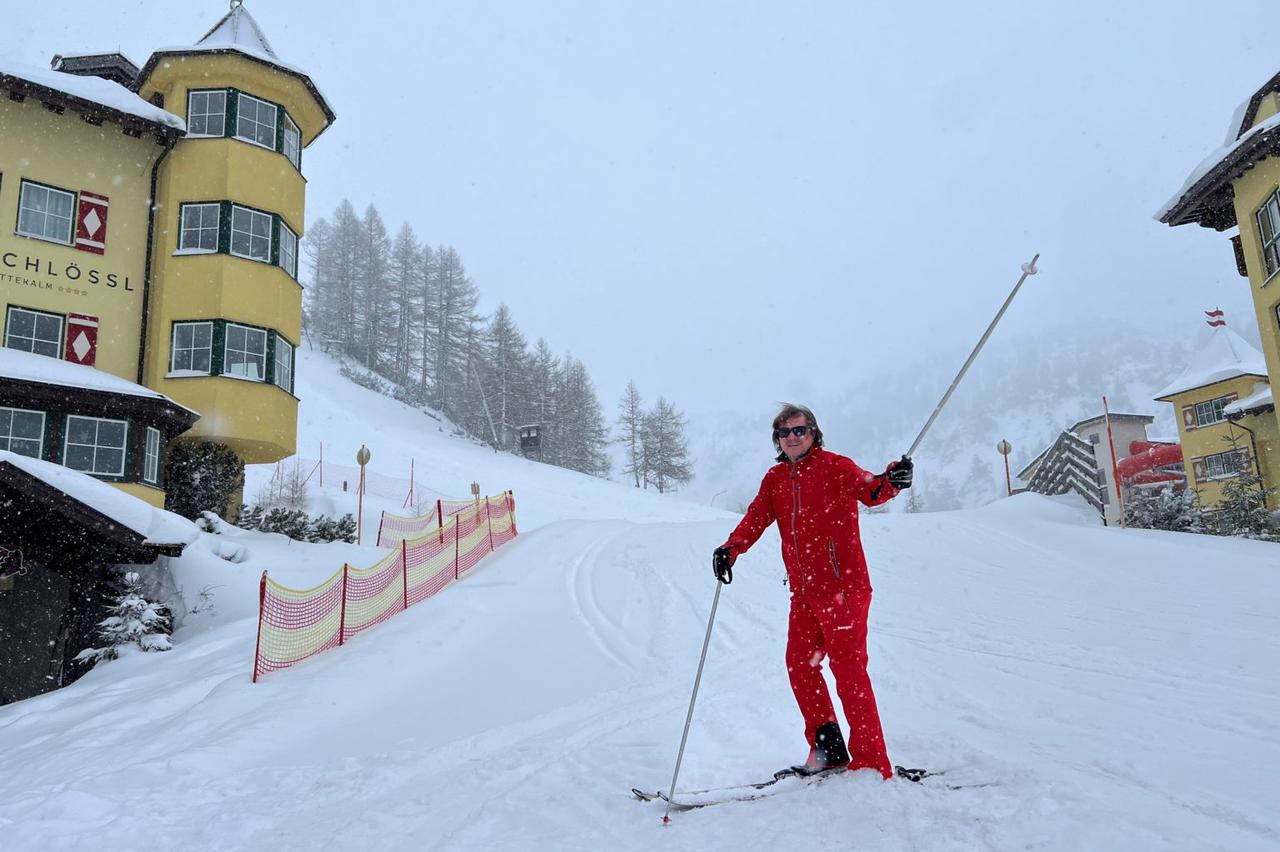 Islamović na skijanju