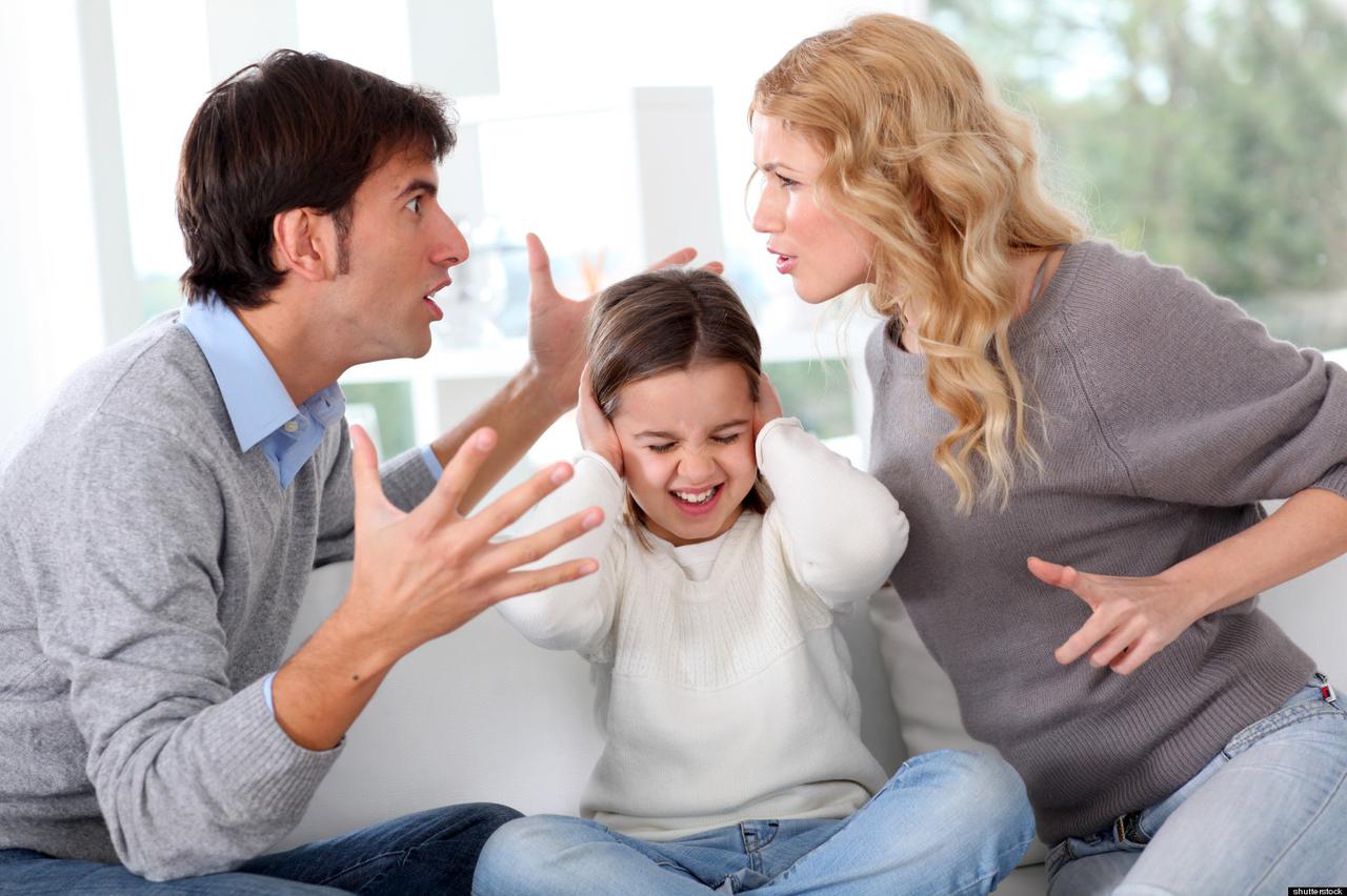 Couple fighting in front of child; Shutterstock ID 95861986; PO: The Huffington Post; Job: The Huffington Post; Client: The Huffington Post; Other: The Huffington Post
