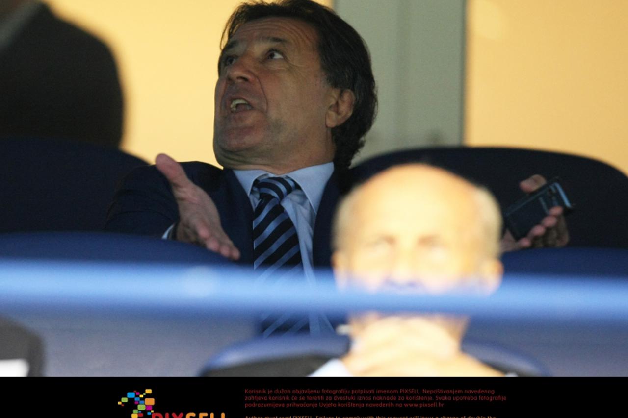 '25.07.2012., Stadion Maksimir, Zagreb - Uzvratna utakmica 2. pretkola Lige prvaka, GNK Dinamo - PFC Ludogorec Razgrad. Zdravko Mamic.Photo: Marko Prpic/PIXSELL'