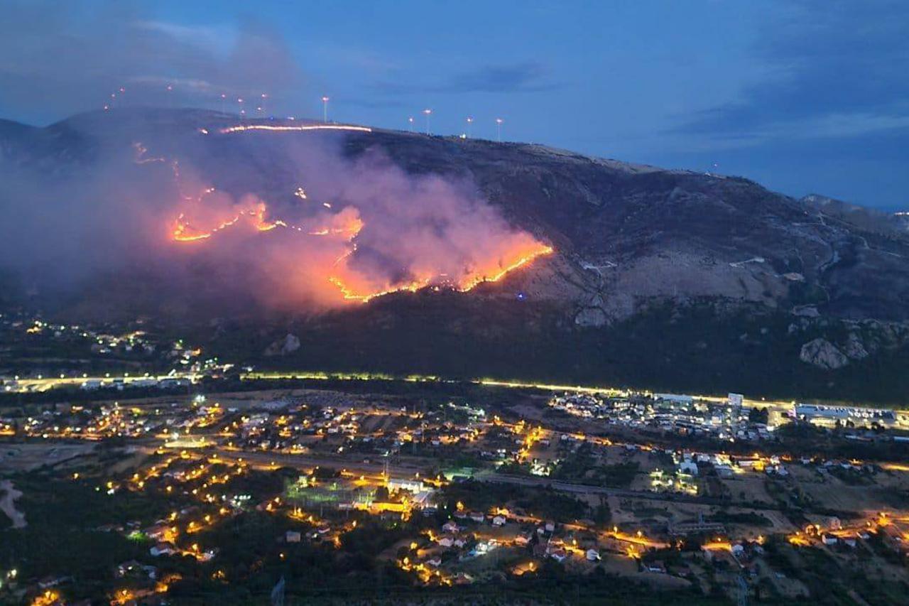 požar na Fortici