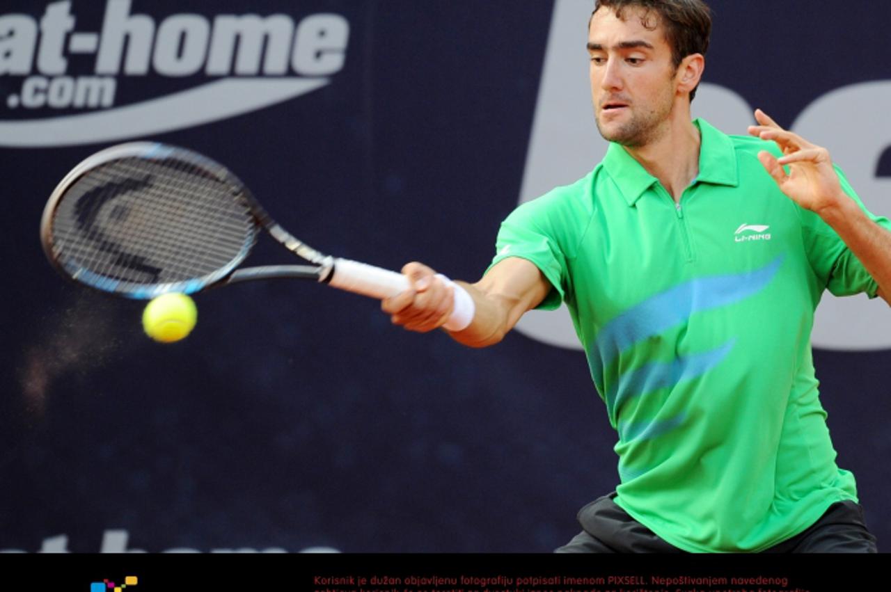 'Croatia\'s Marin Cilic plays against Spain\'s Ramos at the ATP World Tour 500 tournament at Rothenbaum in Hamburg, Germany, 20 July 2012. Photo: ANGELIKA WARMUTH/DPA/PIXSELL'
