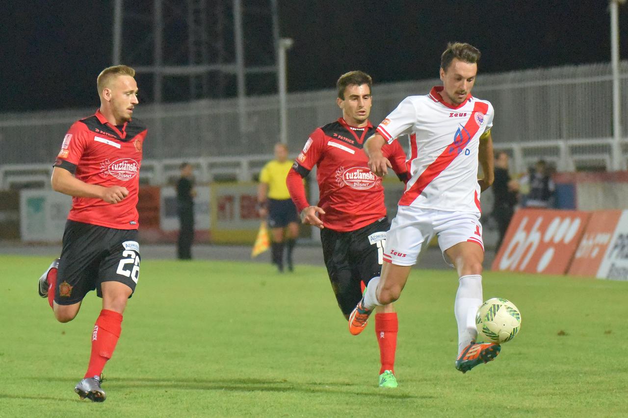 BiH,13.08.2016.Mostar,Stadion Bijeli brijeg,  Prvetvena nogometna utakmica   Zrinjski - Sloboda 2 -0 Photo:Stojan Lasic