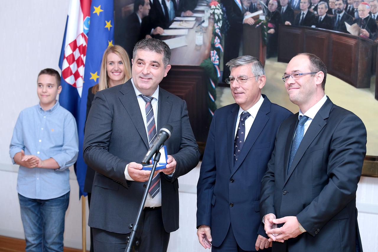 30.09.2016., Zagreb - U organizaciji Ureda za informiranje Europskoga parlamenta u Republici Hrvatskoj i Hrvatskoga sabora odrzana je nacionalna svecanost dodjele nagrade Europskoga parlamenta 