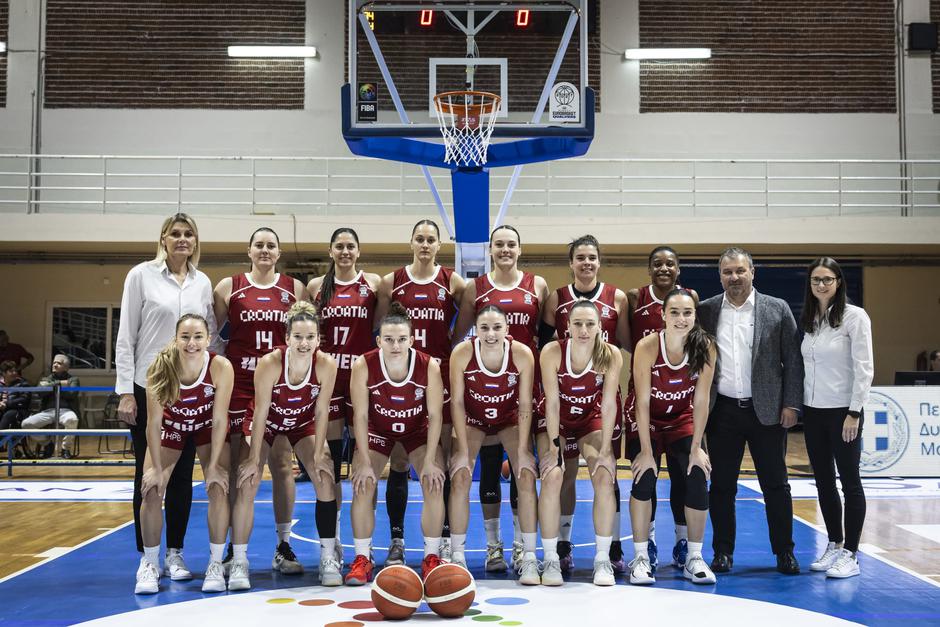 Grčka Hrvatska košarkašice 2025.