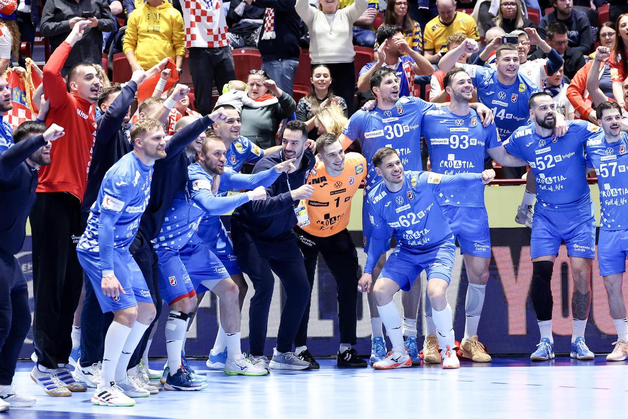 slavlje hrvatskih rukometaša