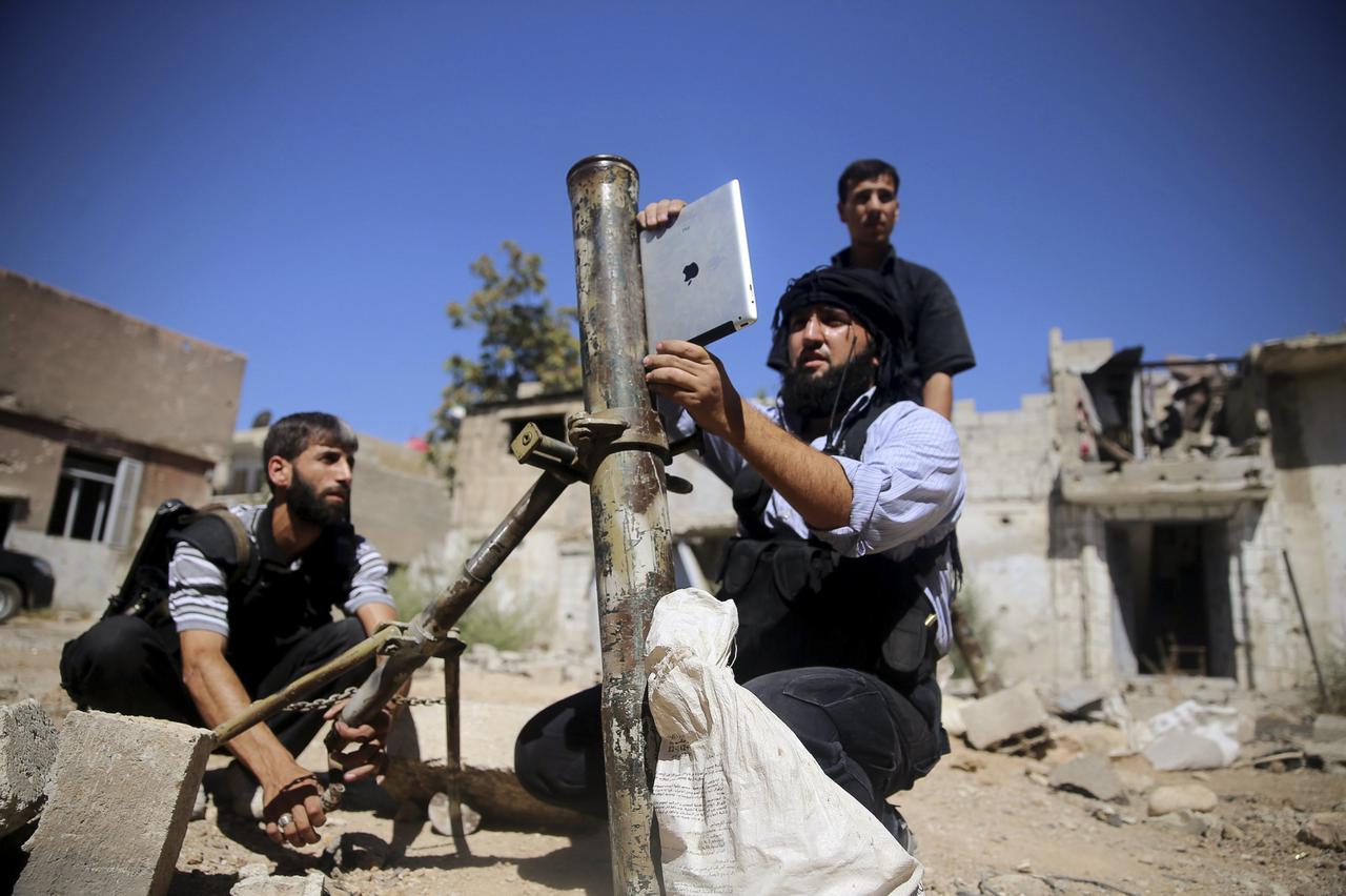 Sirijski pobunjenici koriste iPad za navođenje minobacača