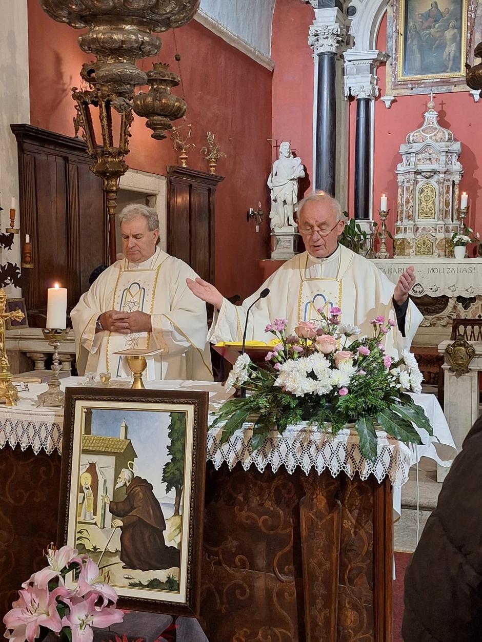 Oproštaj od don Srećka u Perastu