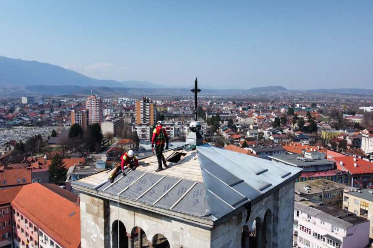 saniranje krova nekadašnje crkve sv. Ante u Bihaću