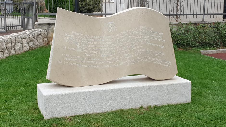 Otvaranje Spomenika Herceg Bosni i svečana sjednica Općinskog vijeća Grude