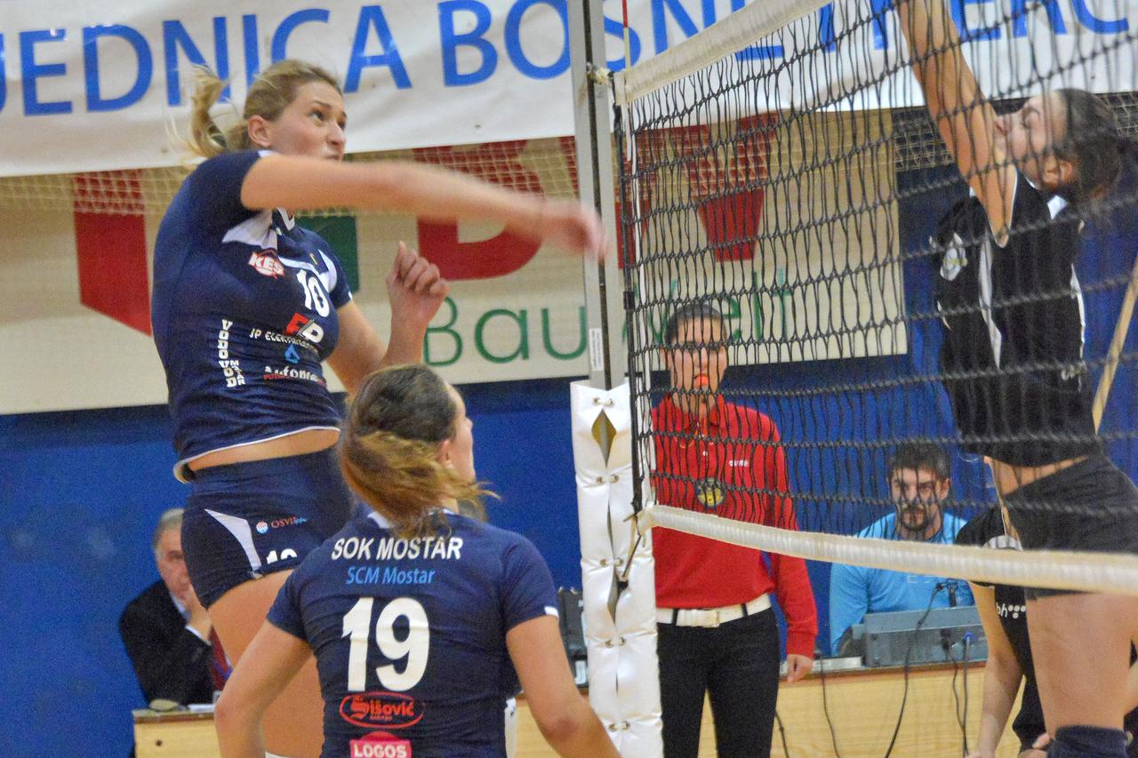 BiH; 22.10.15. Mostar;Dvorana Bijeli brijeg,  Prvenstvena utakmica SOK Mostar -OK Novi Grad Snimio:Stole Lasic