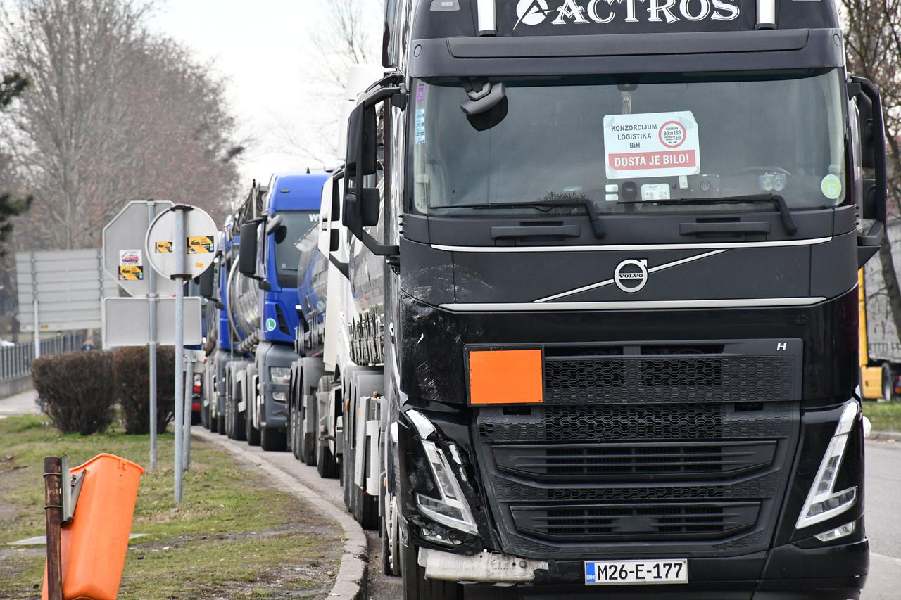 prijevoznici, vozači, blokada granice
