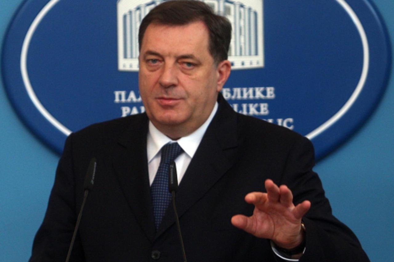 'Banjaluka 21.01.2012 Milorad Dodik na press konferenciji u Palati Predsjednika 