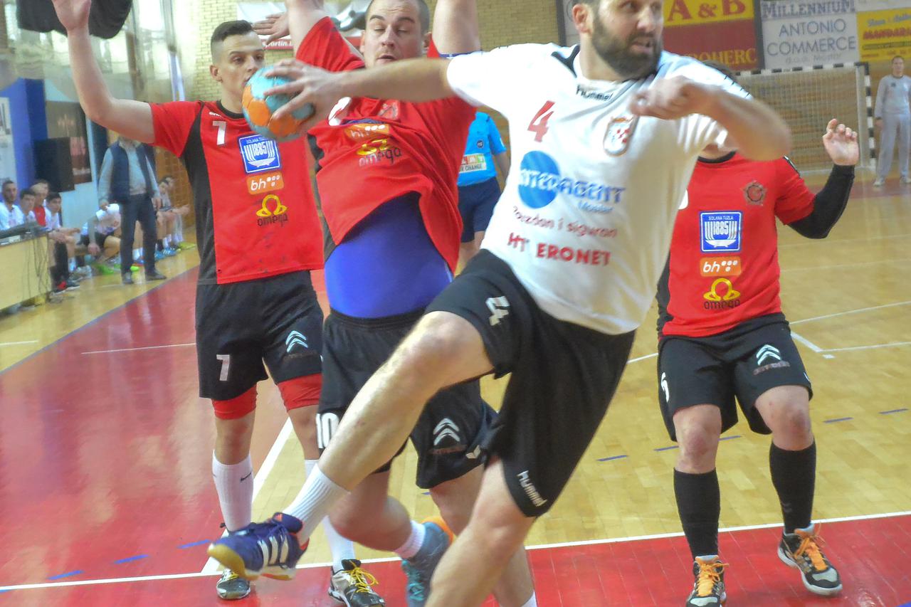 BiH,30.01.16.Mostar, Prvenstvena rukometna utakmica,  Zrinjski - Sloboda, Photo:Stojan Lasic